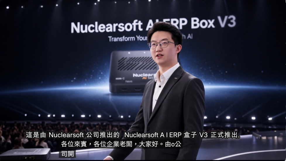 Nuclearsoft AI ERP Box V3 發佈會